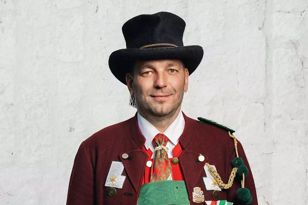 Hauptmann Stv. Wendelin Krismer Schützen Fiss