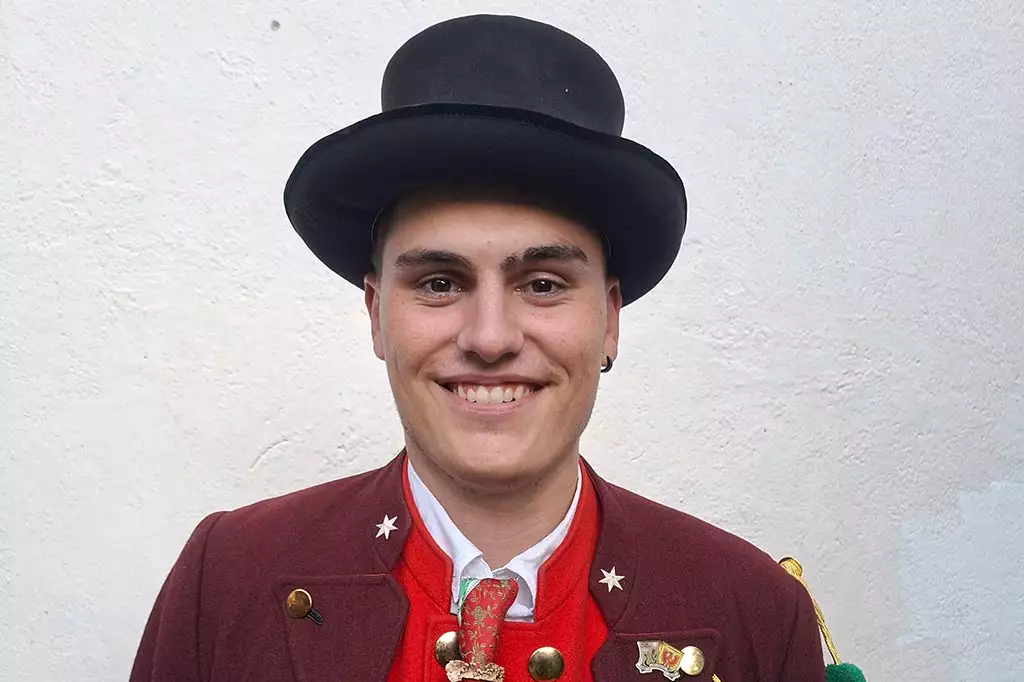 Beisitzer Paul Achenrainer Schützen Fiss